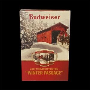 Budweiser Winter Passage 40th Anniversary Stein